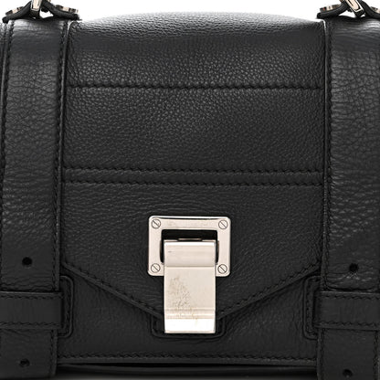 Proenza Schouler Grained Calfskin Tiny PS1 Satchel Black 8 of 11