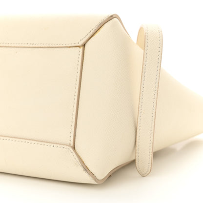 Celine Grained Calfskin Micro Belt Bag White 10 of 19