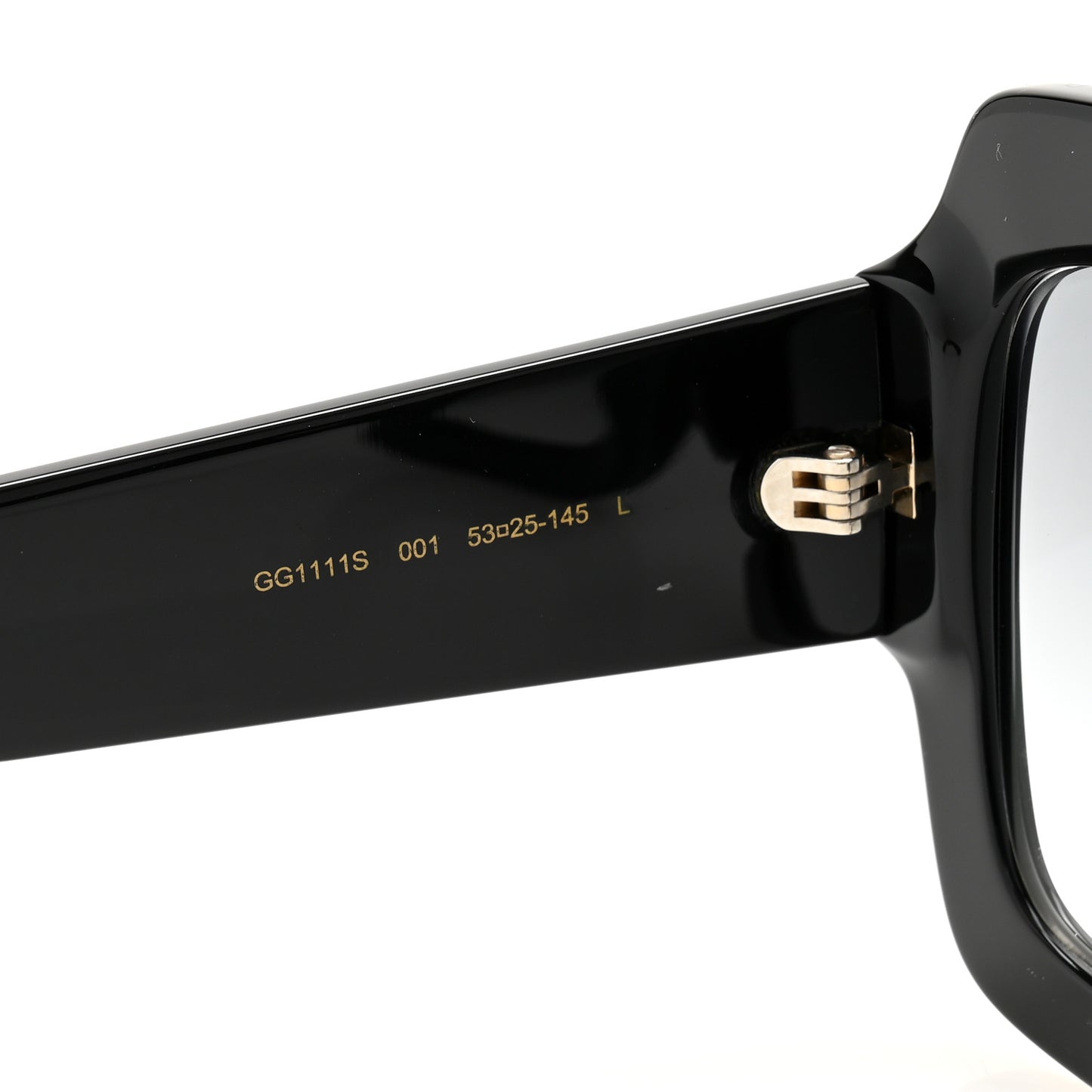 Acetate Square Sunglasses GG1111S Black