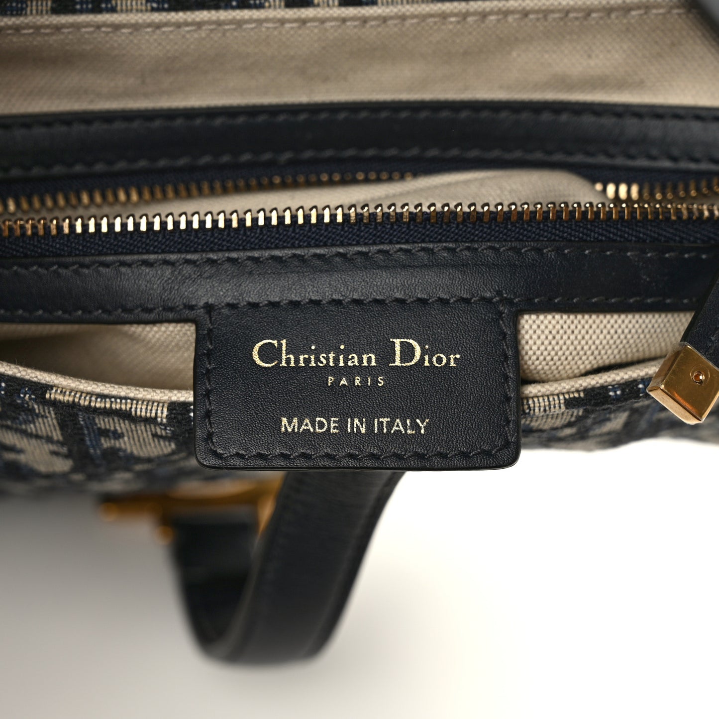 Oblique Saddle Bag Blue