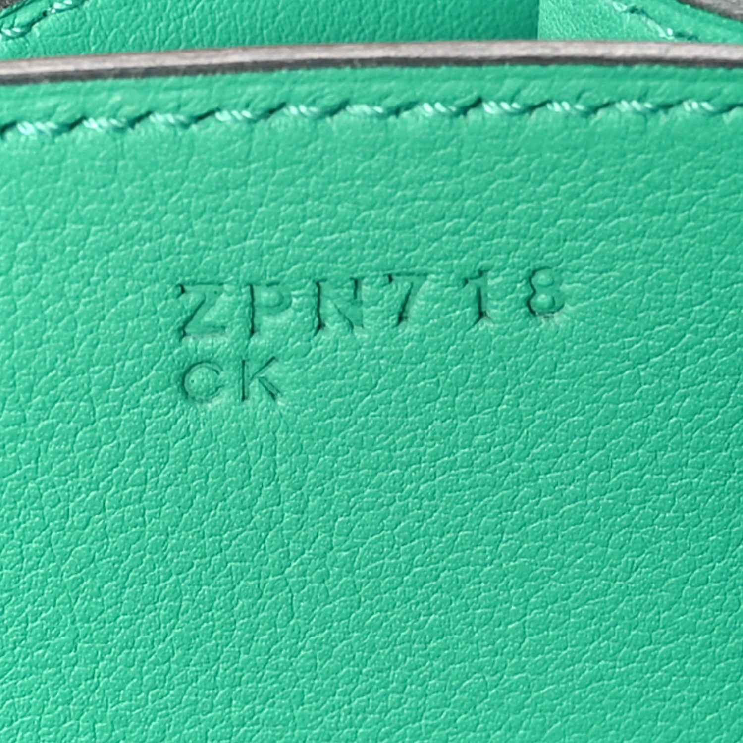 Hermes Swift Toile H Berline Constance 24 Menthe 7 of 11