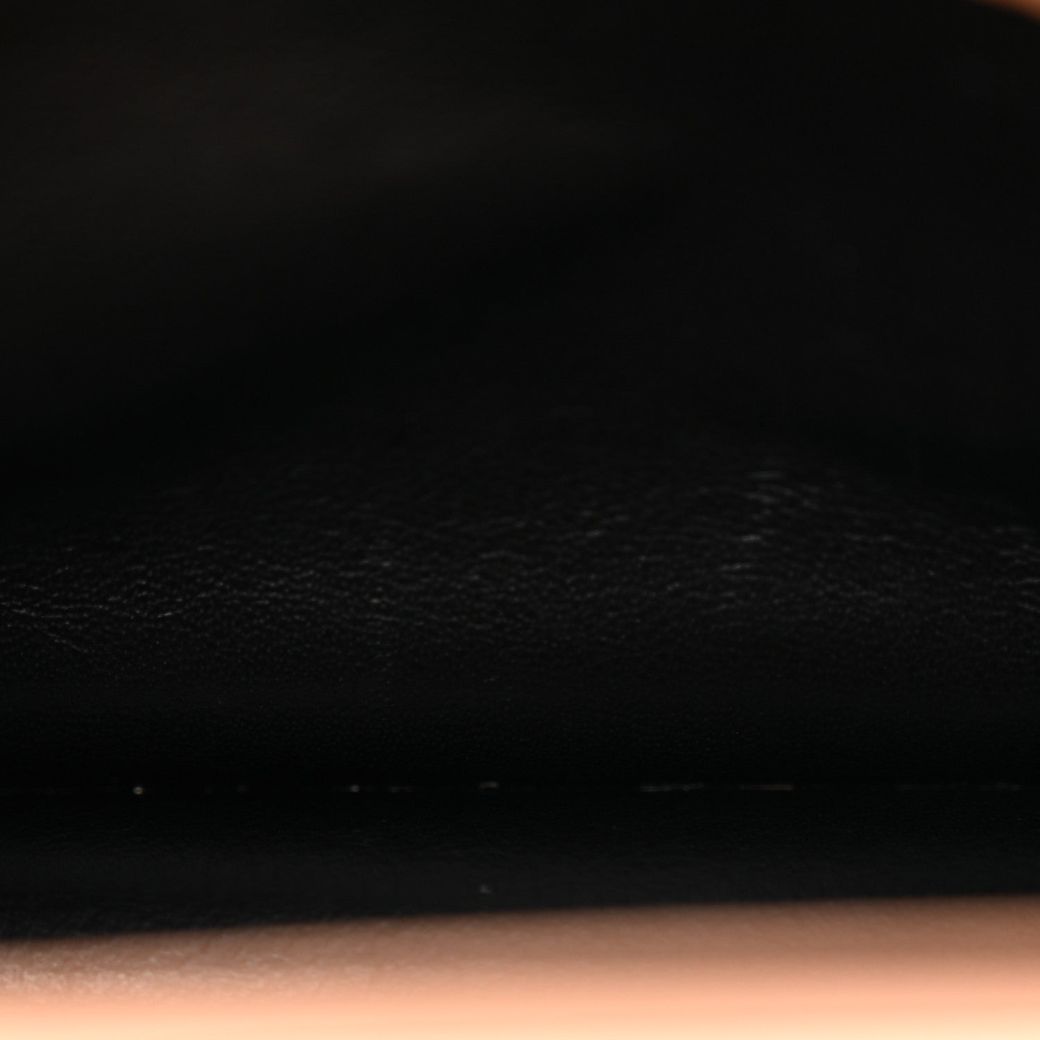 Saint Laurent Grain De Poudre Matelasse Chevron Monogram Envelope Chain Wallet Cork 7 of 12