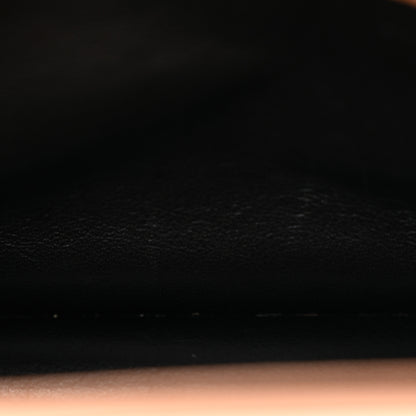 Saint Laurent Grain De Poudre Matelasse Chevron Monogram Envelope Chain Wallet Cork 7 of 12