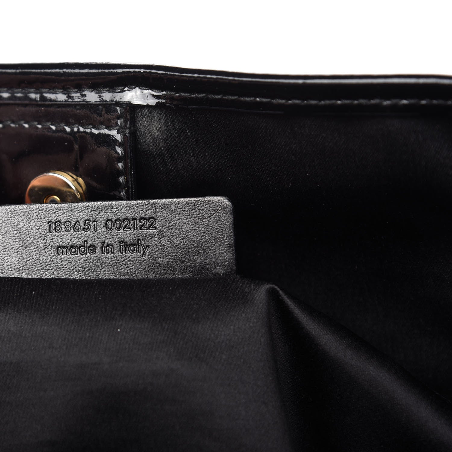 Saint Laurent Patent Crocodile Embossed Raspail Tote Black 9 of 13