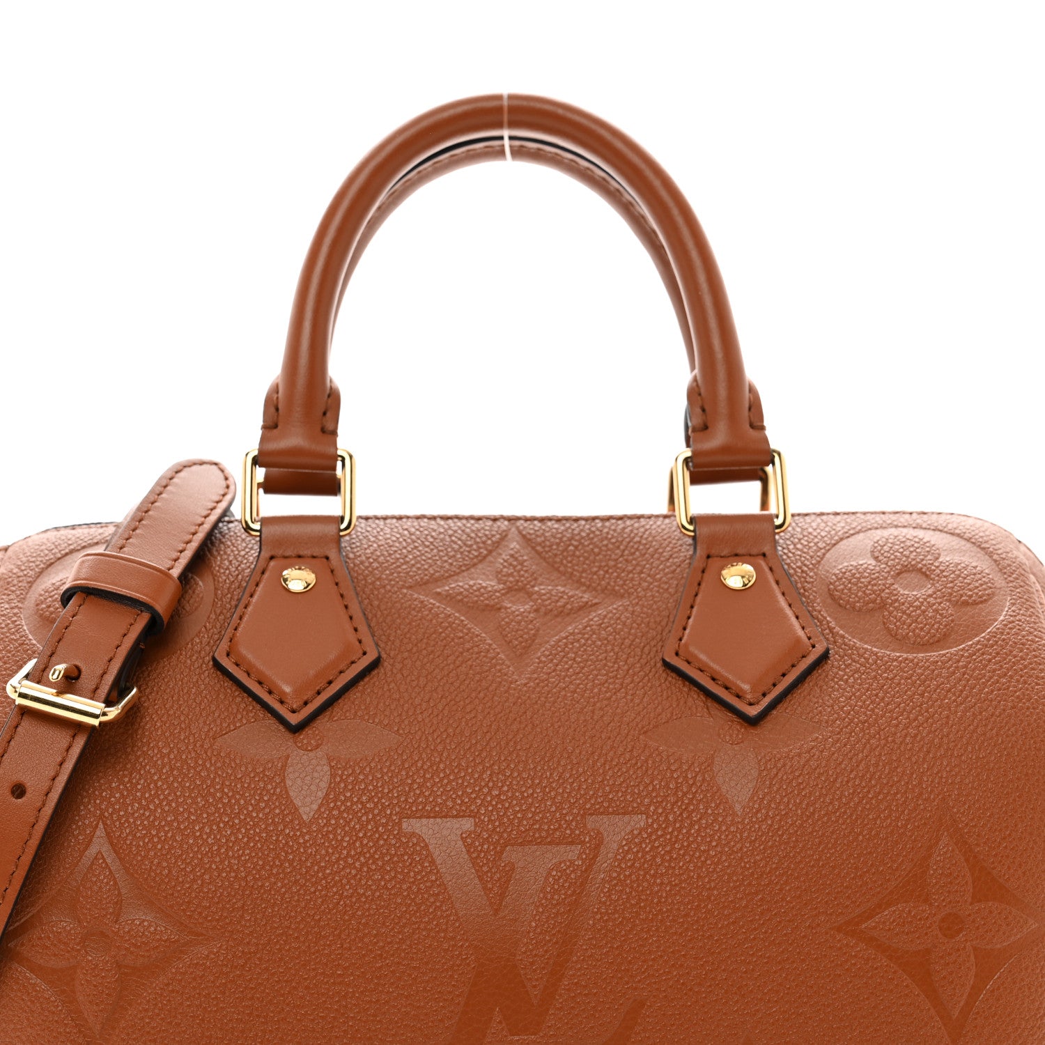 Louis Vuitton Empreinte Monogram Giant Speedy Bandouliere 25 Cognac 5 of 10