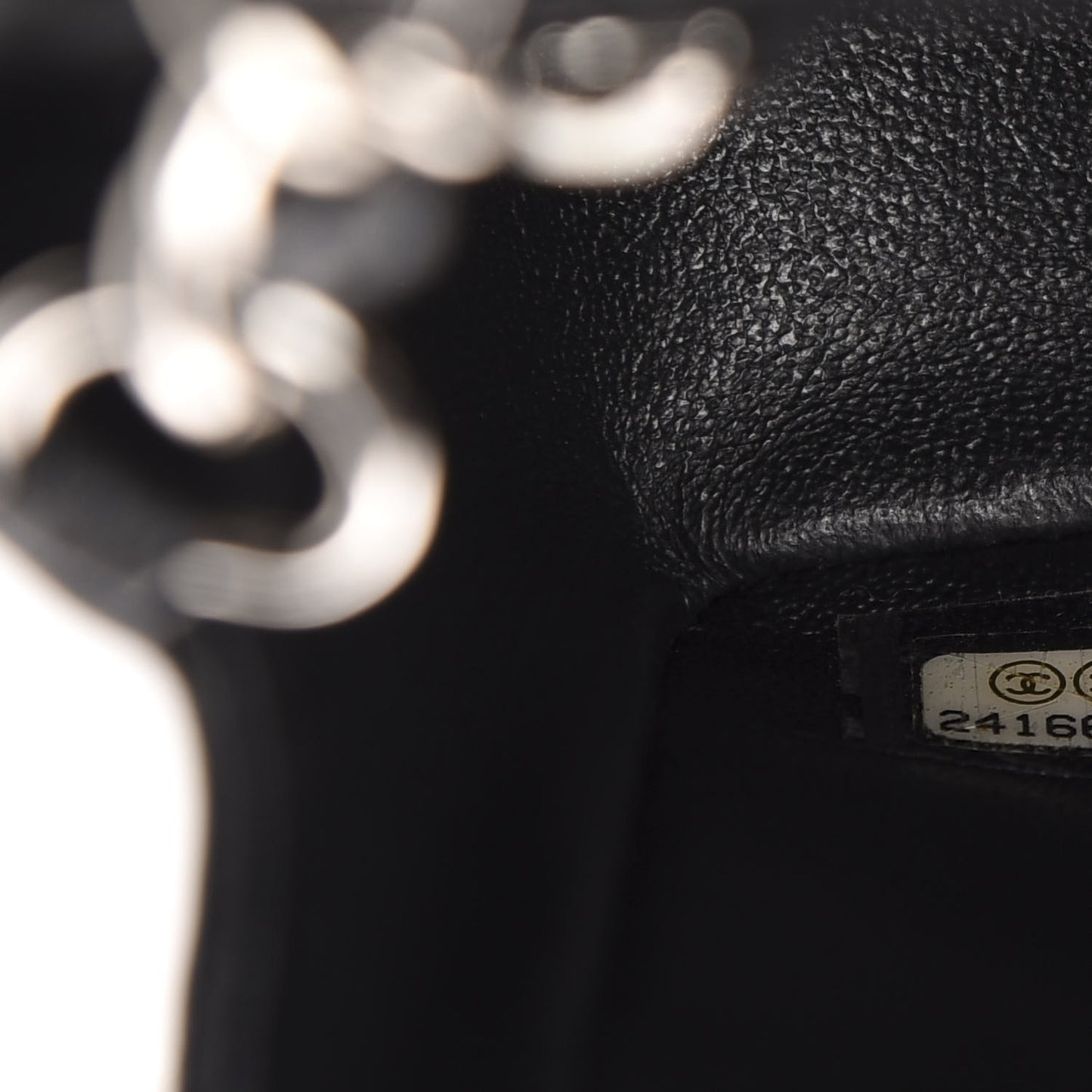 Lambskin Quilted Mini Rectangular Flap Black
