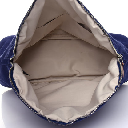 Hermes Cotton Canvas Bolide Travel Cosmetic Pouch 5 of 10