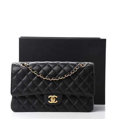 Chanel Caviar Quilted Medium Double Flap Black 11 of 11