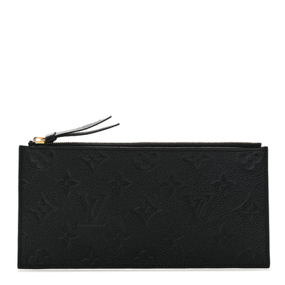 Louis Vuitton Empreinte Felicie Chain Wallet Zippered Insert Black 1 of 6