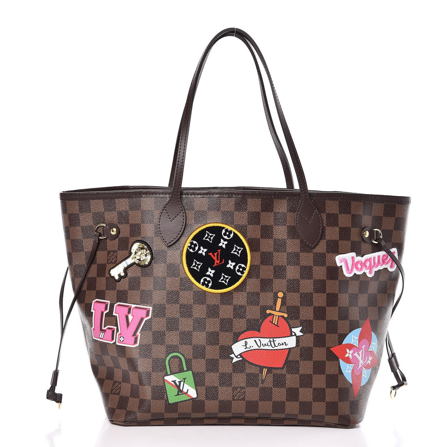 Damier Ebene Travel Stickers Neo Neverfull MM