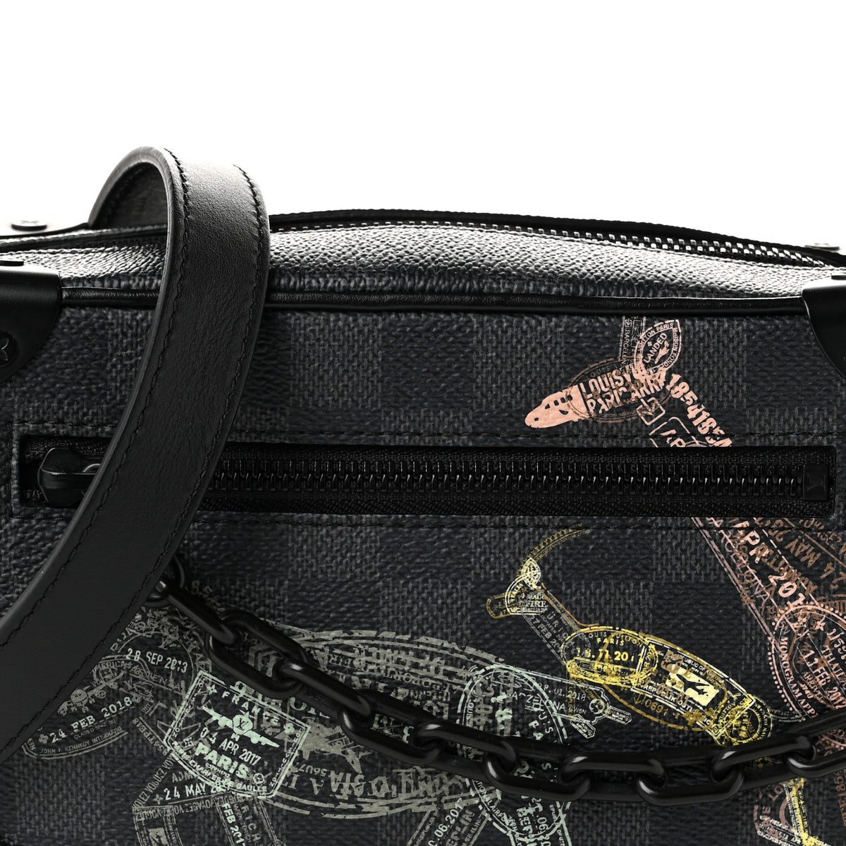 Louis Vuitton Damier Graphite Wild Animals Mini Soft Trunk 7 of 10