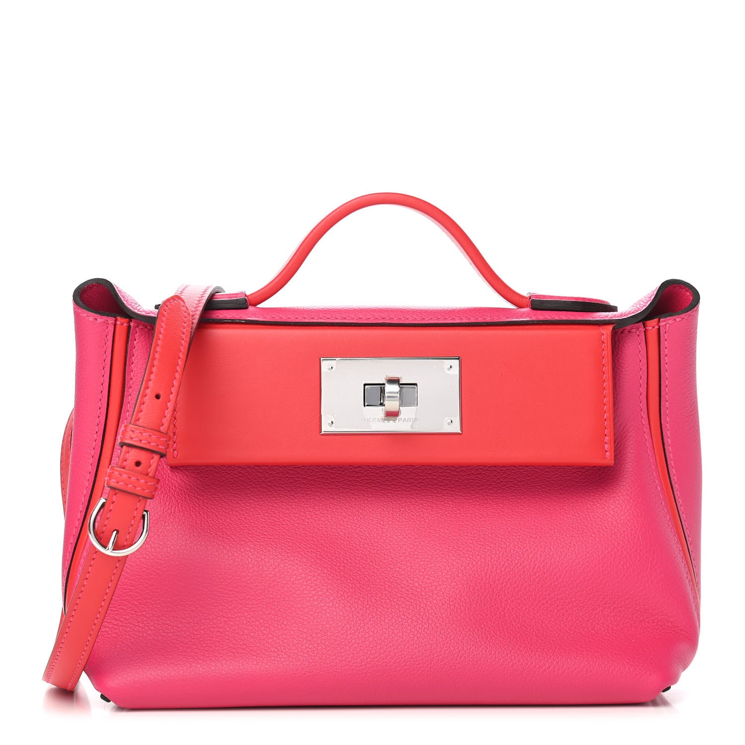 Hermes Evercolor Swift 24/24 21 Rose Mexico Rouge De Coeur 1 of 11