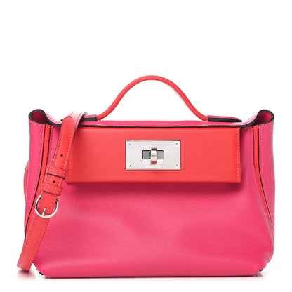 Hermes Evercolor Swift 24/24 21 Rose Mexico Rouge De Coeur 1 of 11