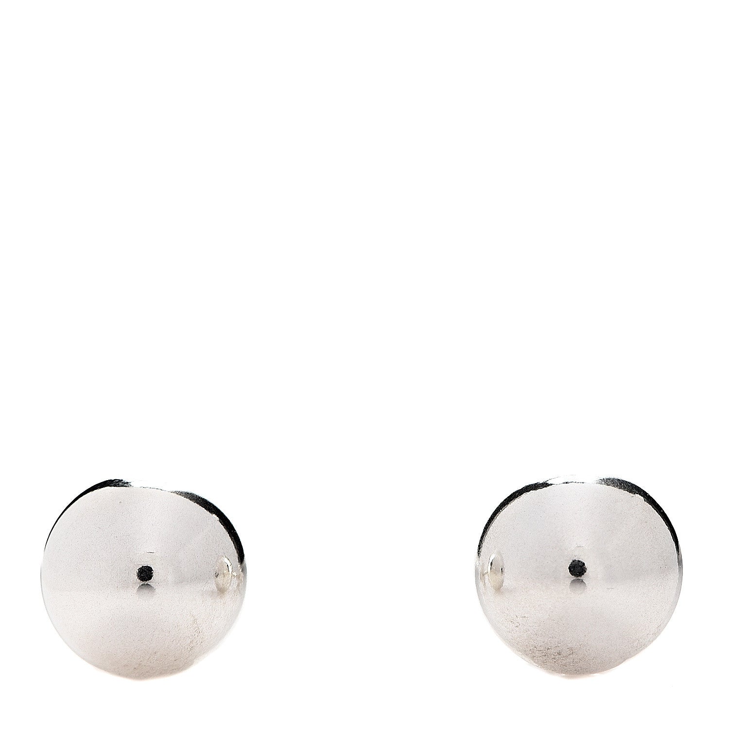 Tiffany Sterling Silver 10mm HardWear Ball Earrings 1 of 4