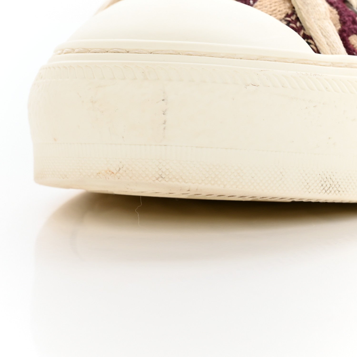 Christian Dior Canvas Oblique Walk'N'Dior Low Top Sneakers 38.5 Deep Amaranth 11 of 17
