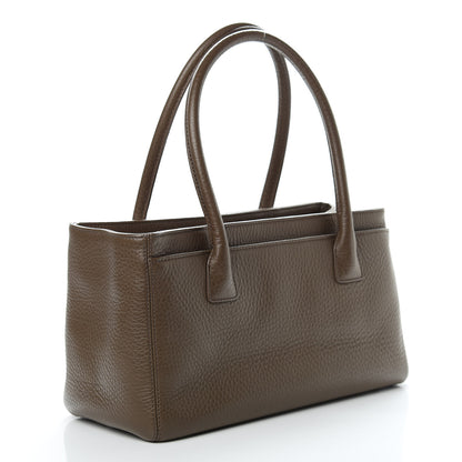 Chanel Calfskin Small Cerf Executive Shopper Tote Brown 4 of 13