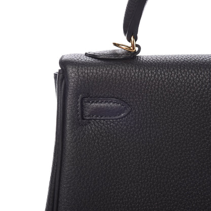 Hermes Togo Kelly Retourne 25 Black 16 of 64
