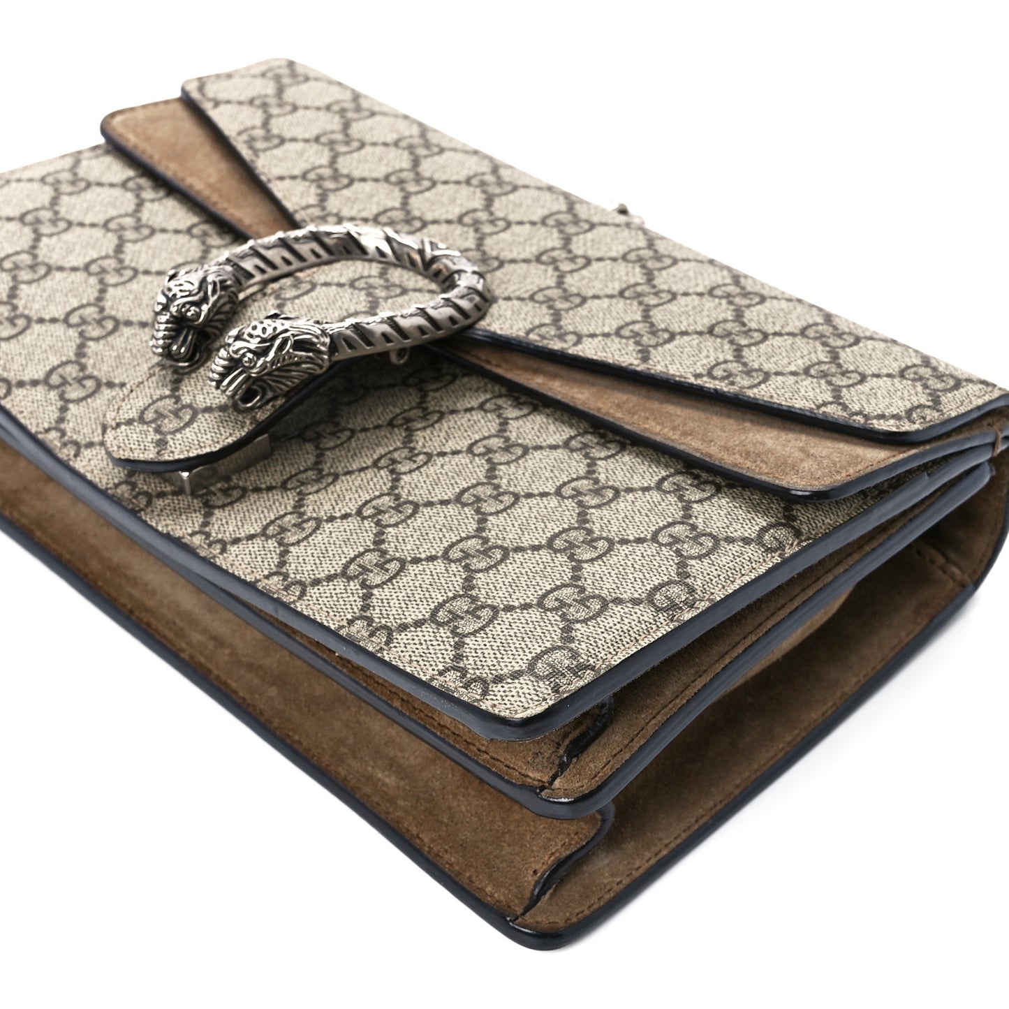 GG Supreme Monogram Small Dionysus Shoulder Bag Taupe