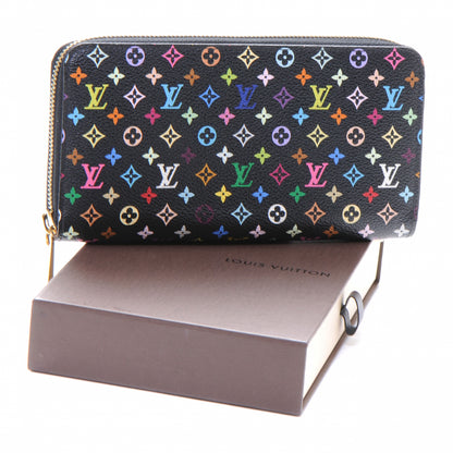 Louis Vuitton Monogram Multicolor Zippy Wallet Black 2 of 6