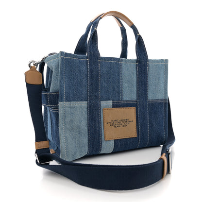 Marc Jacobs Denim Canvas Medium The Tote Bag Blue 3 of 13
