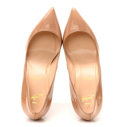 Christian Louboutin Patent Pigalle Follies 85 Pumps 39.5 Nude 2 of 9