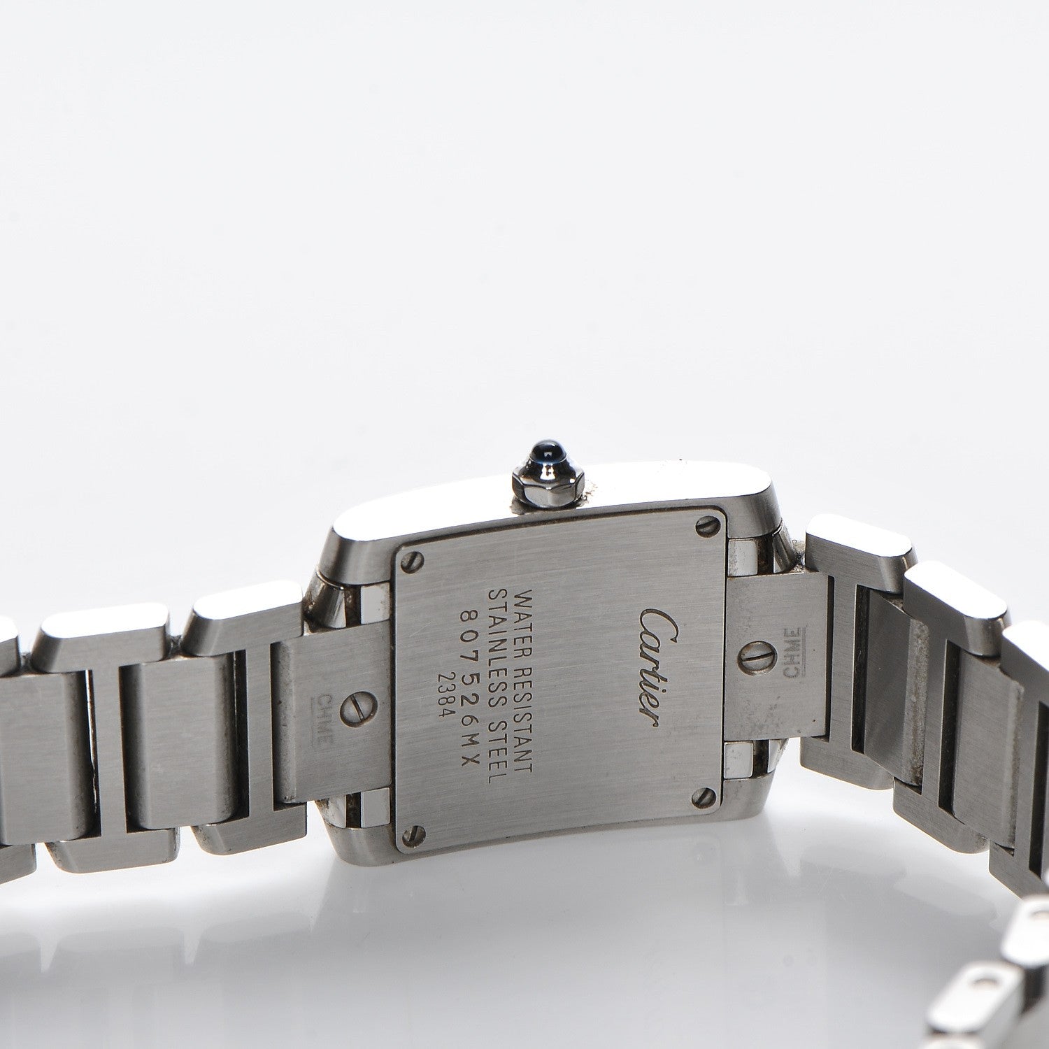Cartier Stainless Steel 20mm Tank Francaise Quartz Watch 6 of 8