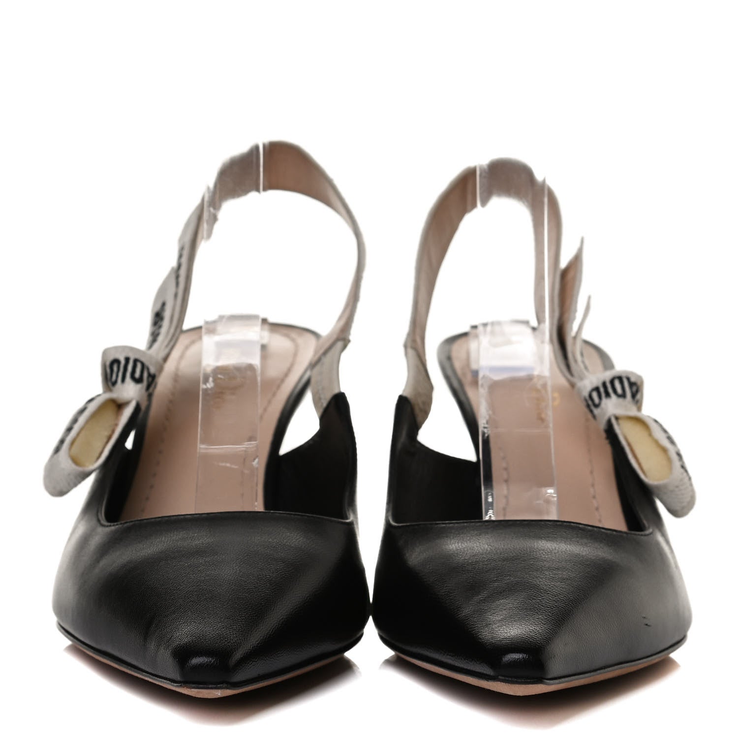 Christian Dior Lambskin Ribbon J'Adior Slingback 65mm Pumps 39.5 Black 2 of 12