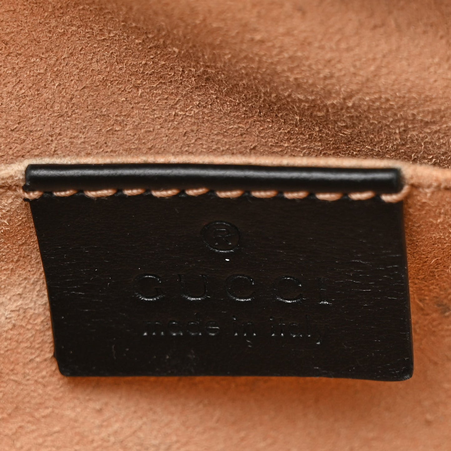 Calfskin Matelasse Mini GG Marmont Chain Shoulder Bag Black