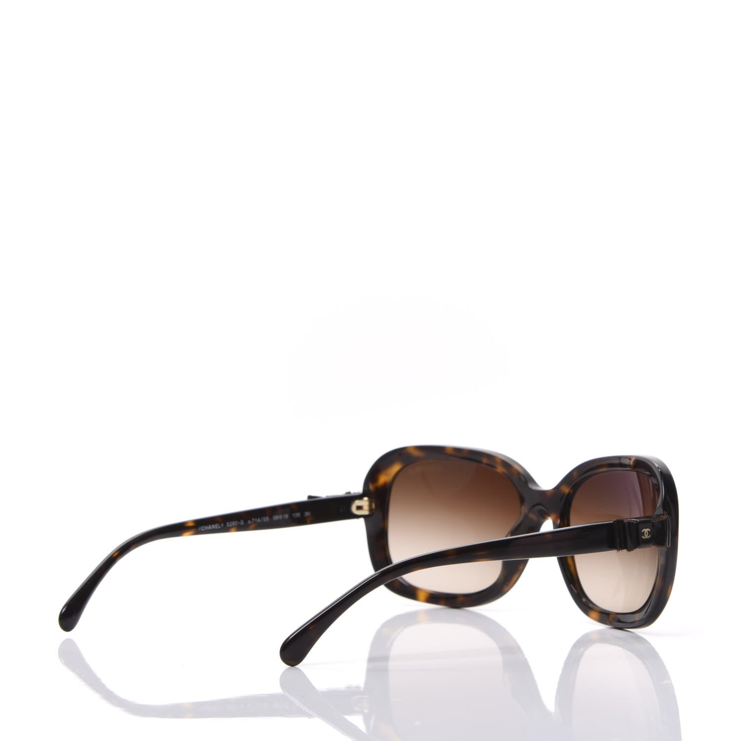 Chanel CC Bow Sunglasses 5280-Q Tortoise 6 of 8