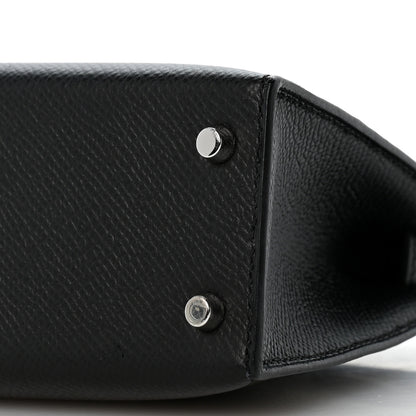 Hermes Epsom Mini Kelly Sellier 20 Black 10 of 11