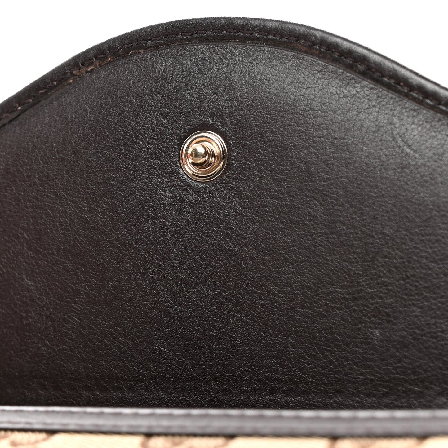 Monogram Margaux Calfskin Sukey Continental Wallet Beige Ebony Cocoa