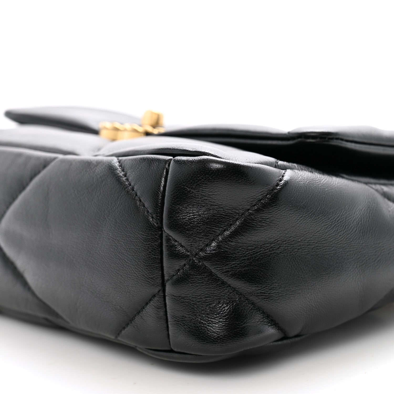Chanel Lambskin Quilted Medium Chanel 19 Flap Black 10 of 10