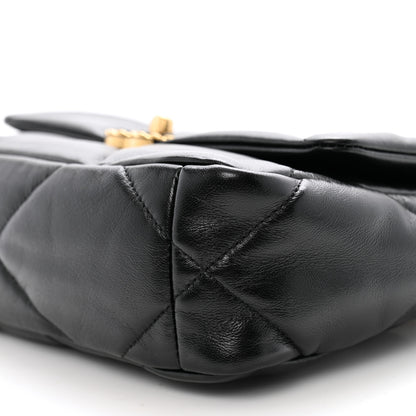 Chanel Lambskin Quilted Medium Chanel 19 Flap Black 10 of 10