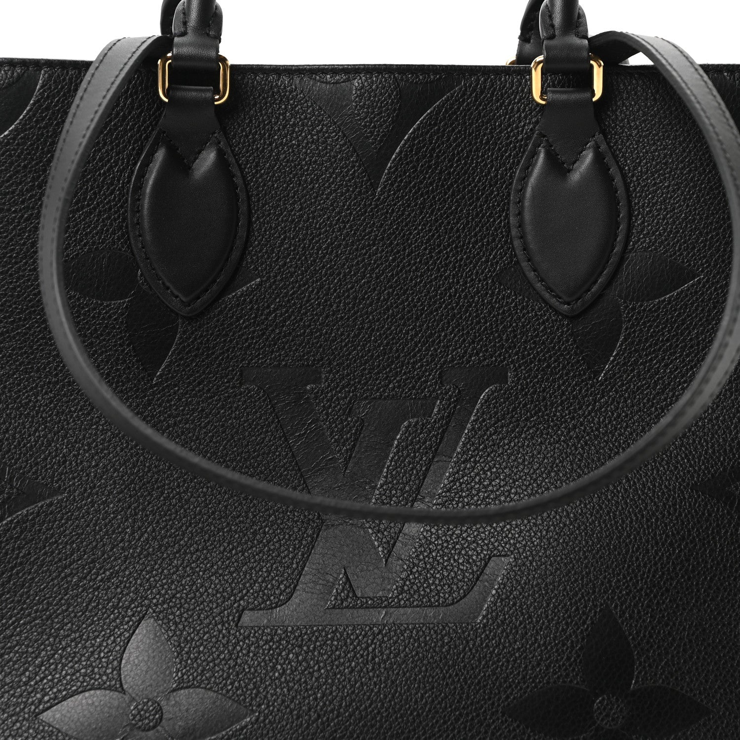 Louis Vuitton Empreinte Monogram Giant Onthego MM Black 7 of 9