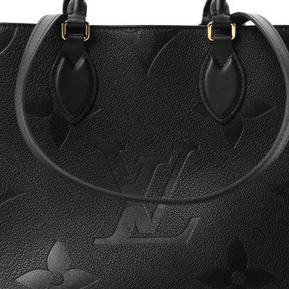 Louis Vuitton Empreinte Monogram Giant Onthego MM Black 7 of 9