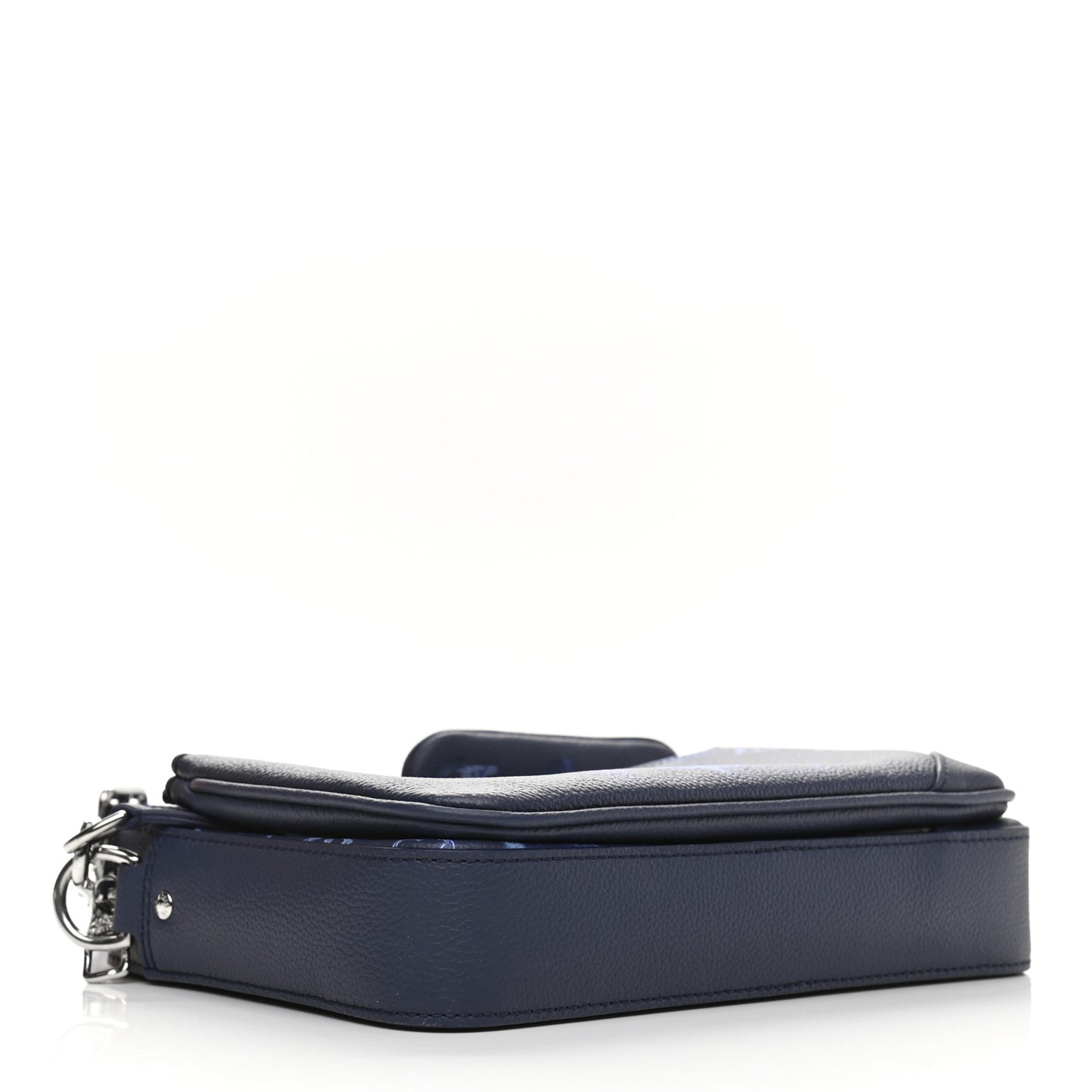 Monogram Ink Watercolor Trio Messenger Bag Blue