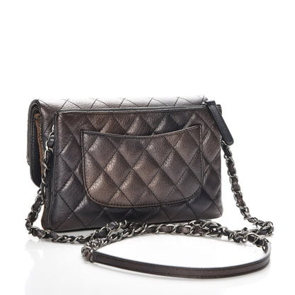 Chanel Metallic Lambskin Pony Hair Multi Bag Bronze 3 of 9