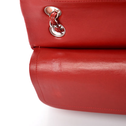 Chanel Lambskin Quilted Medium Double Flap Red 11 of 11