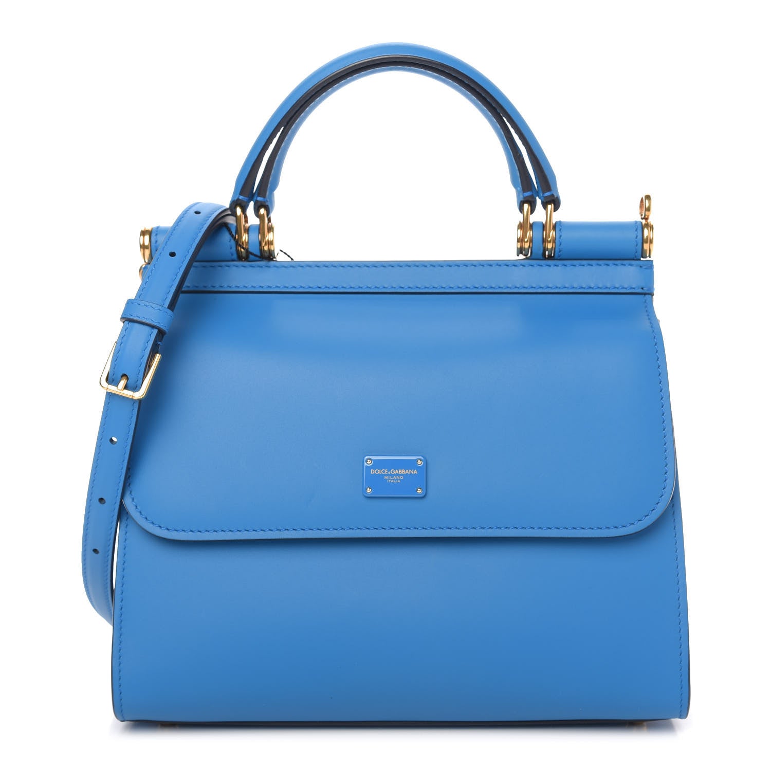 Dolce & Gabbana Vitello Morbido Small Sicily 58 Bag Pervinca 1 of 9