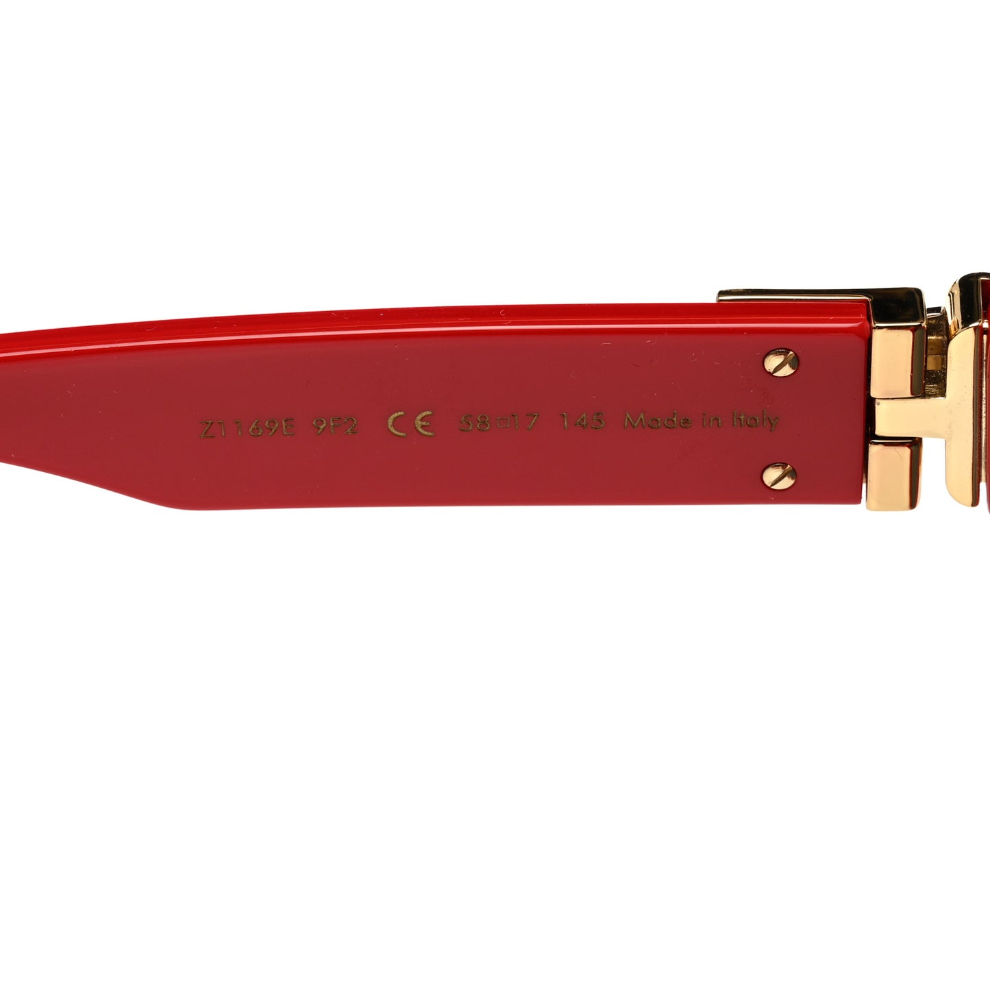 Acetate 1.1 Millionaires Z1169E Sunglasses Red