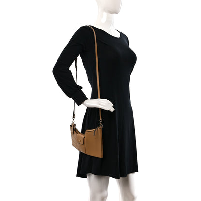 Fendi Vitello Grace Matte 3 Pocket Mini Crossbody Bag Miele Scuro 2 of 10