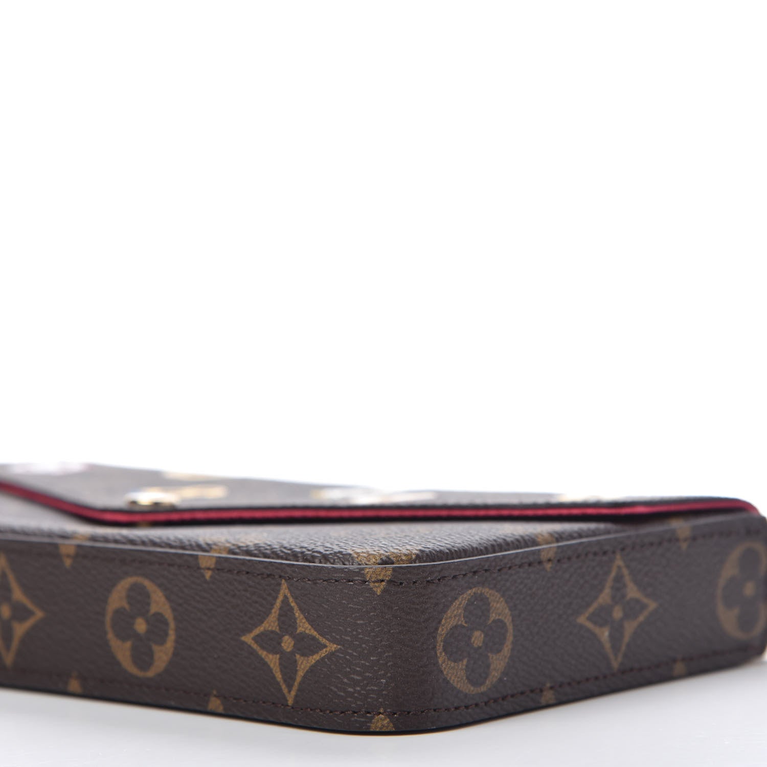 Louis Vuitton Monogram LV Love Lock Pochette Felicie Chain Wallet 8 of 11