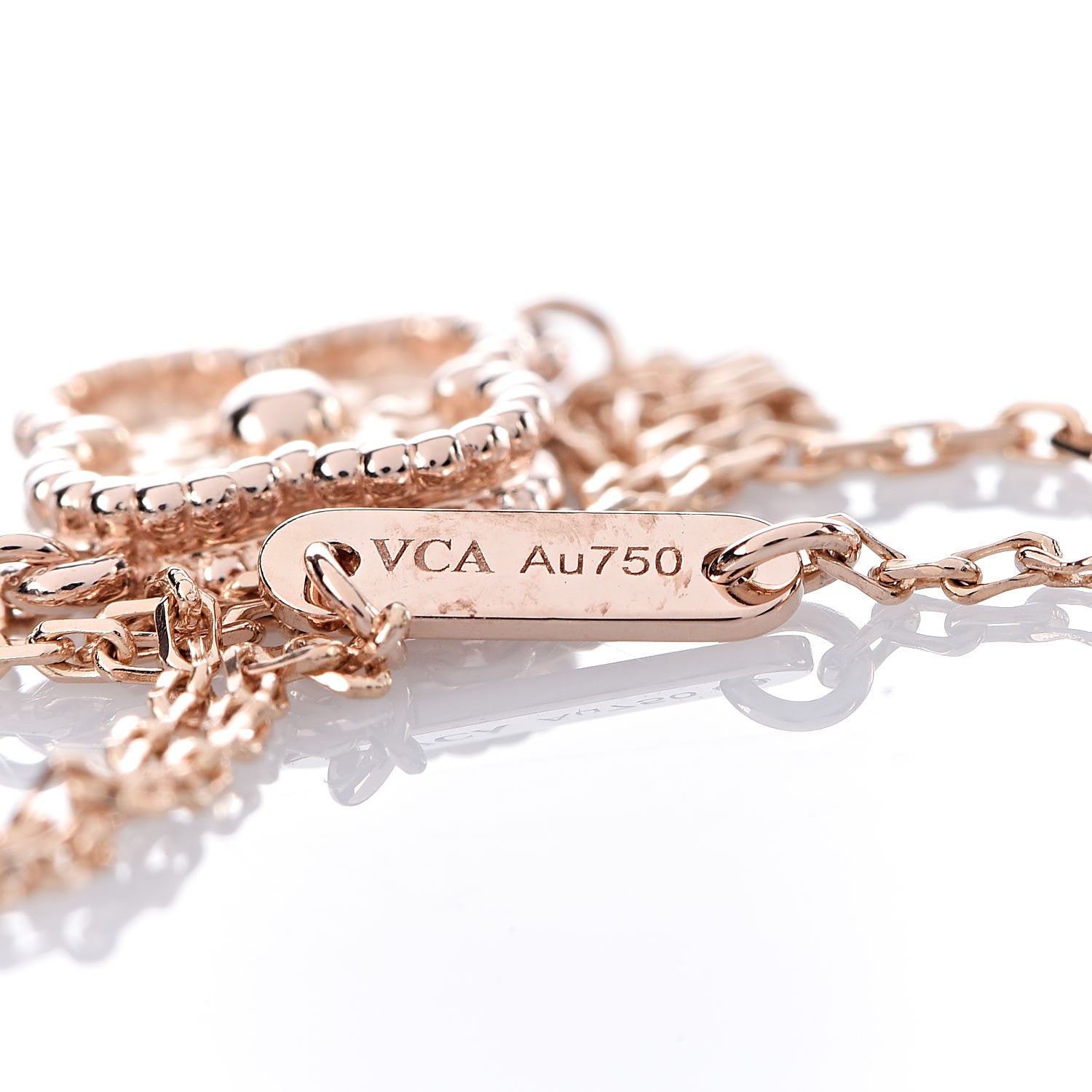 Van Cleef & Arpels 18K Rose Gold Sweet Alhambra Bracelet 6 of 7