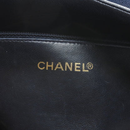Chanel Caviar CC Shoulder Bag Navy Blue 6 of 9