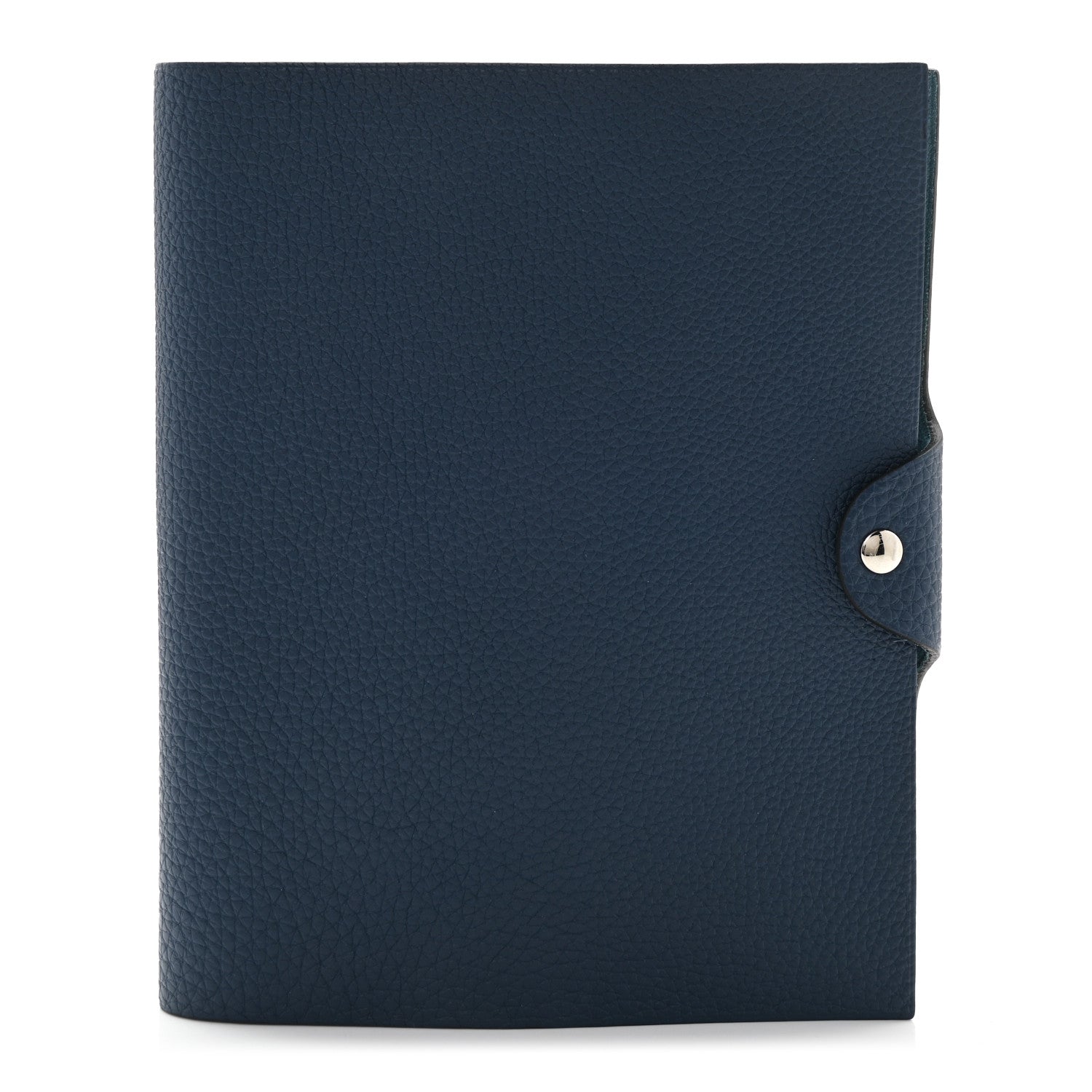 Hermes Togo Ulysse MM Notebook Cover Bleu De Prusse 1 of 6