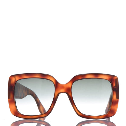 Gucci Acetate Square Frame Sunglasses GG0141S Tortoise 2 of 7