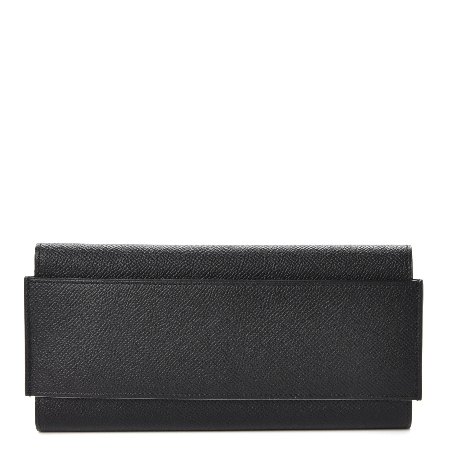 Hermes Epsom Passant Long Wallet Black 1 of 12