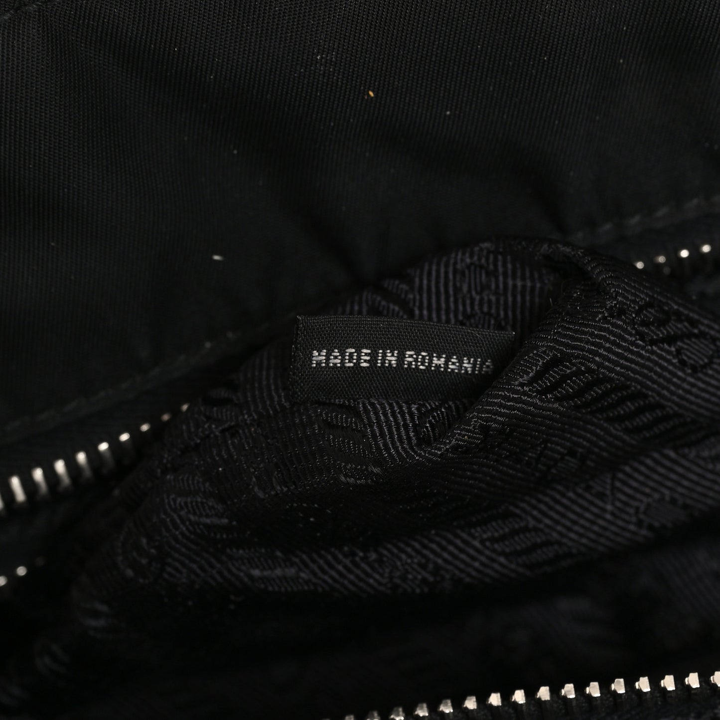 Tessuto Nylon Vela Diaper Bag Black