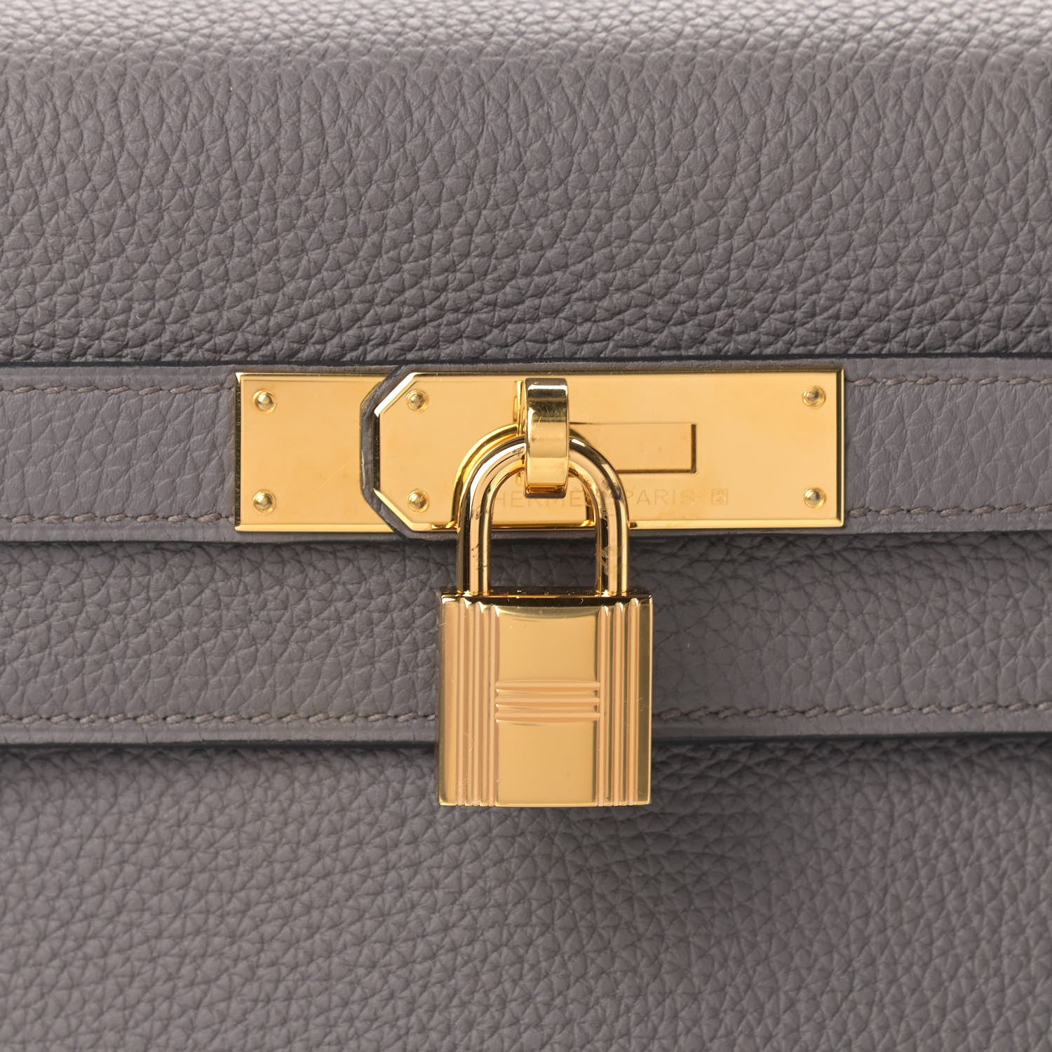Hermes Togo Kelly Retourne 32 Etain 10 of 14