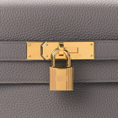 Hermes Togo Kelly Retourne 32 Etain 10 of 14
